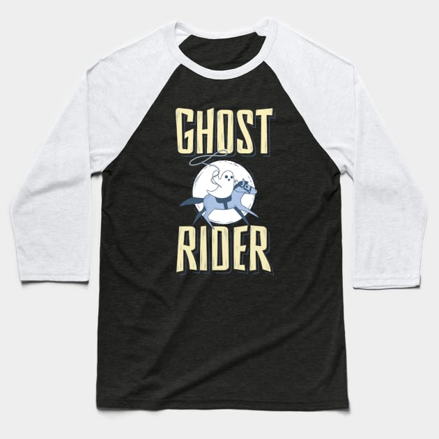 The Ghost Rider Baseball T-Shirt by walterorlandi